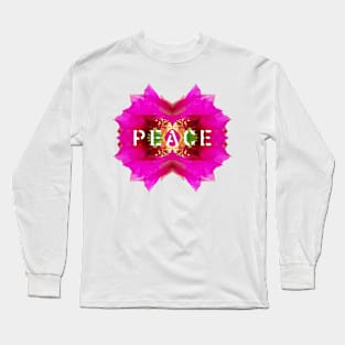 Peace Flower Long Sleeve T-Shirt